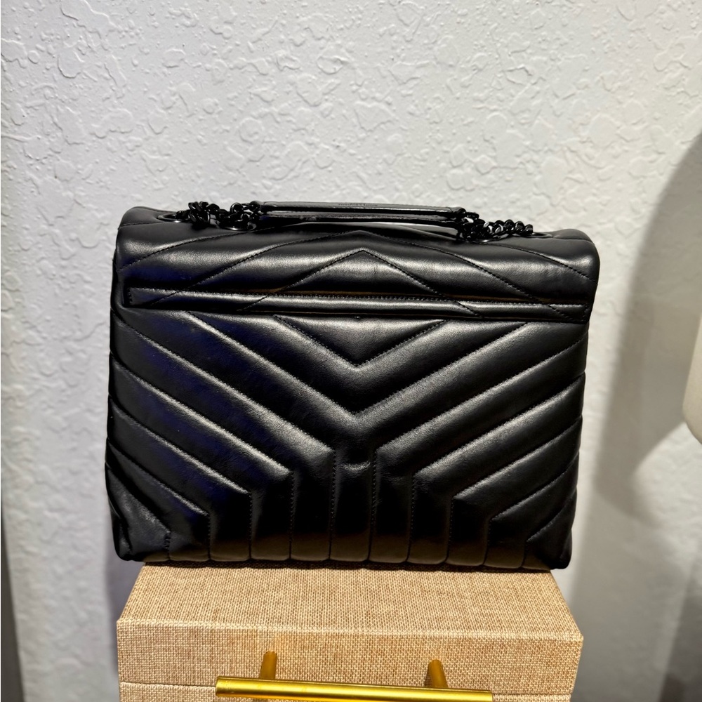 Saint Laurent Black Quilted Leather Bag - Picture 5 of 9